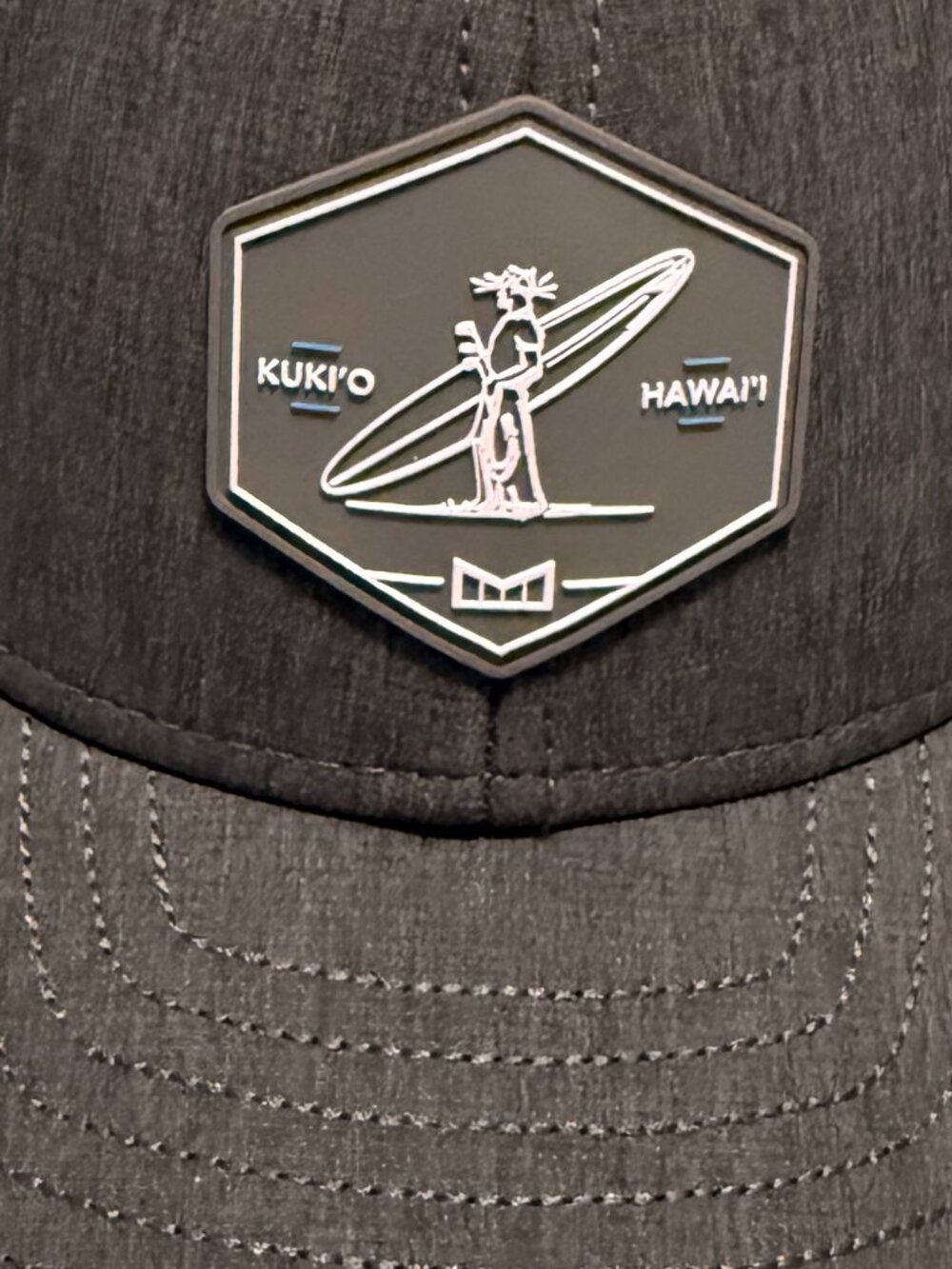 Melin A-Frame Hydro Cap 56cm Charcoal Exclusive Kukio Golf Resort Hawaii
